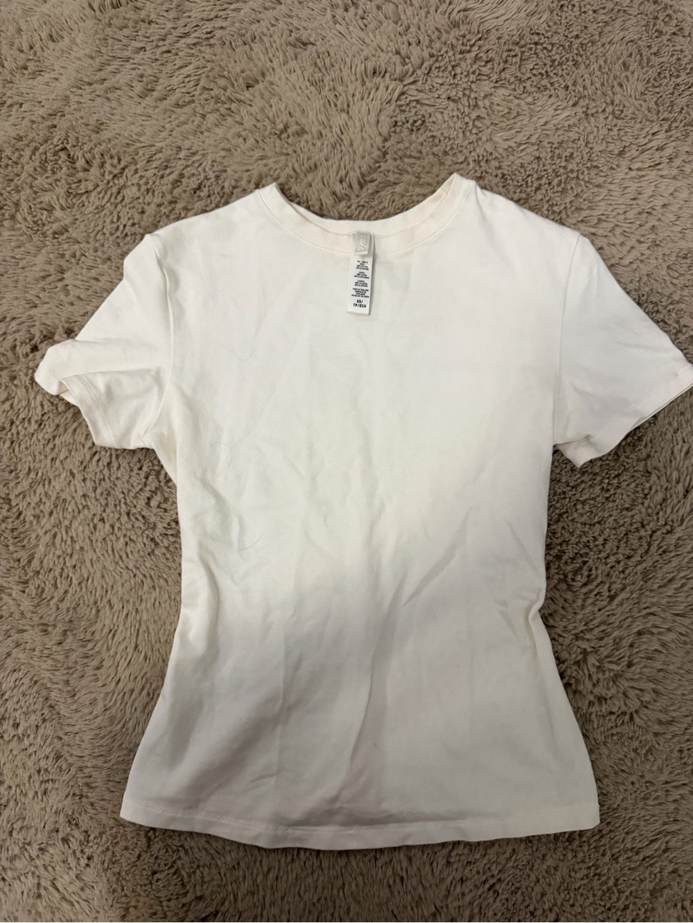 Skims Bone White Tee
